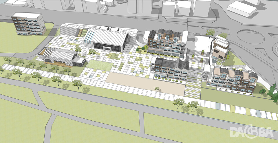 ▲하동 청년타운 조감도.(하동군 제공)