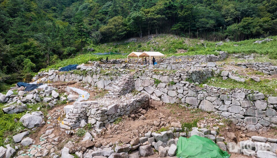 ▲서면 서호리 소재 대장군지 터.(남해군 제공)