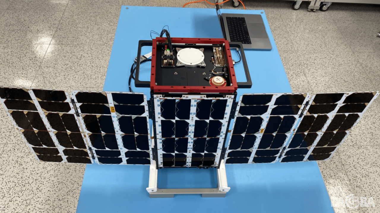 ▲국산 소자·부품 우주검증위성(E3T) 1호.(우주항공청 제공)