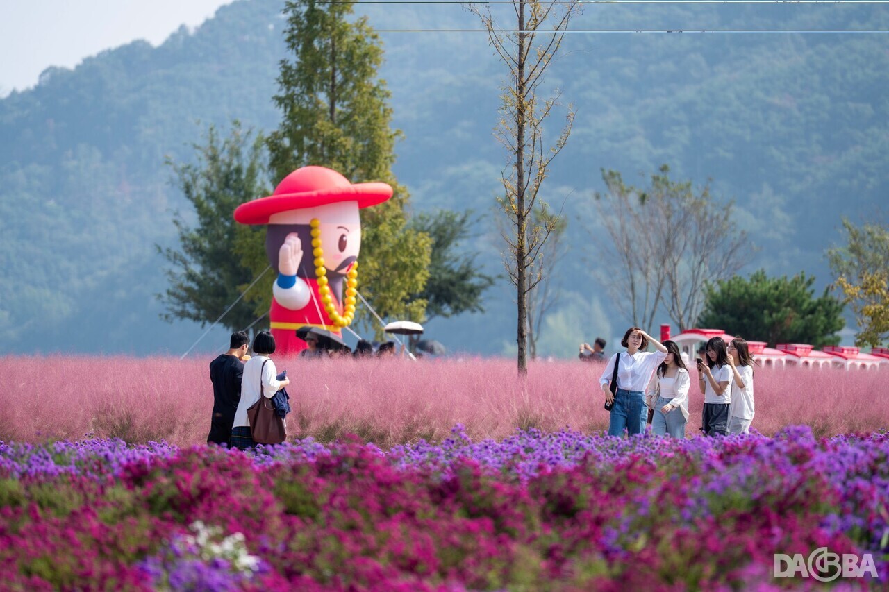 ▲2025 의령 기강 리치 꽃축제.(의령군 제공)