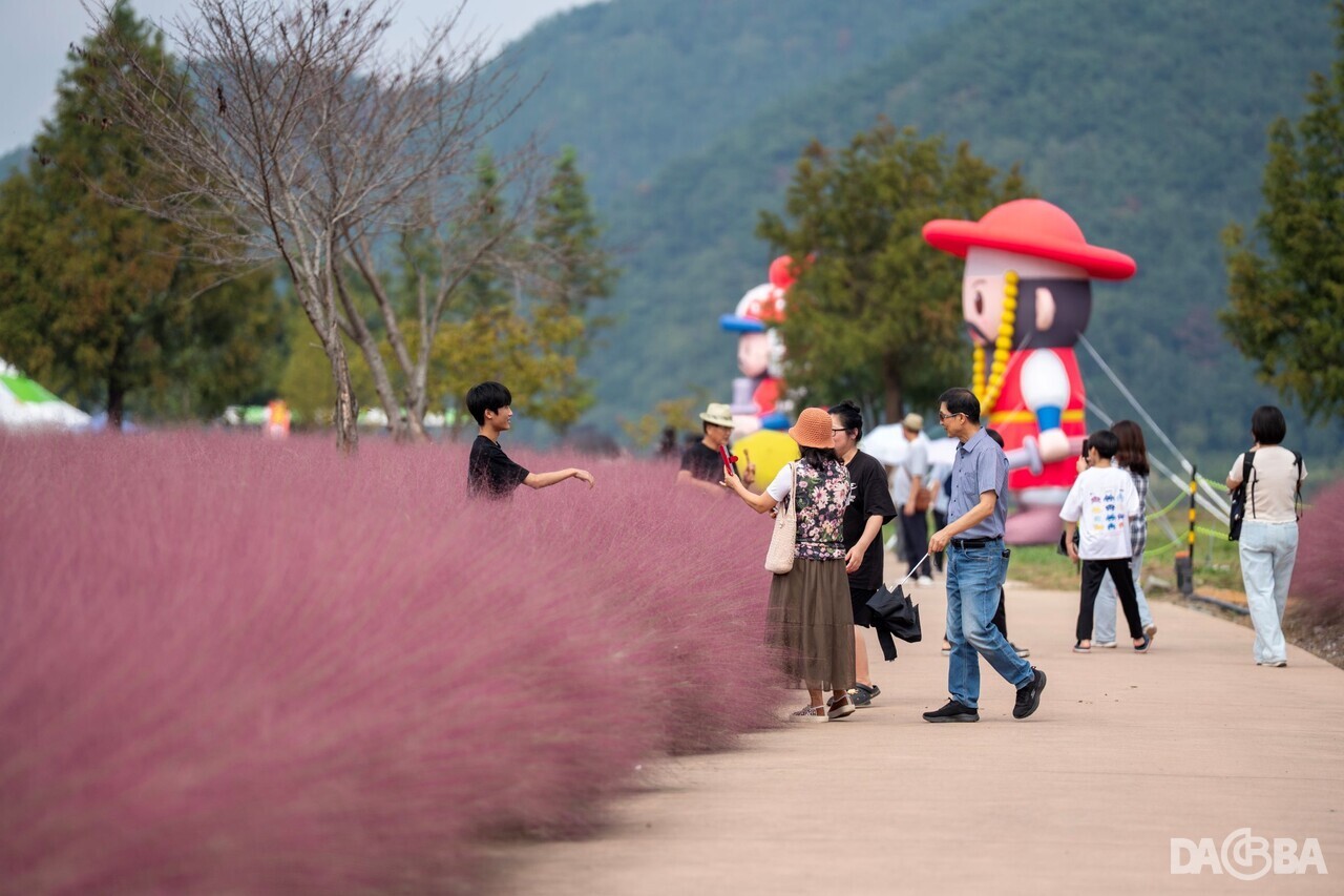 ▲2025 의령 기강 리치 꽃축제.(의령군 제공)