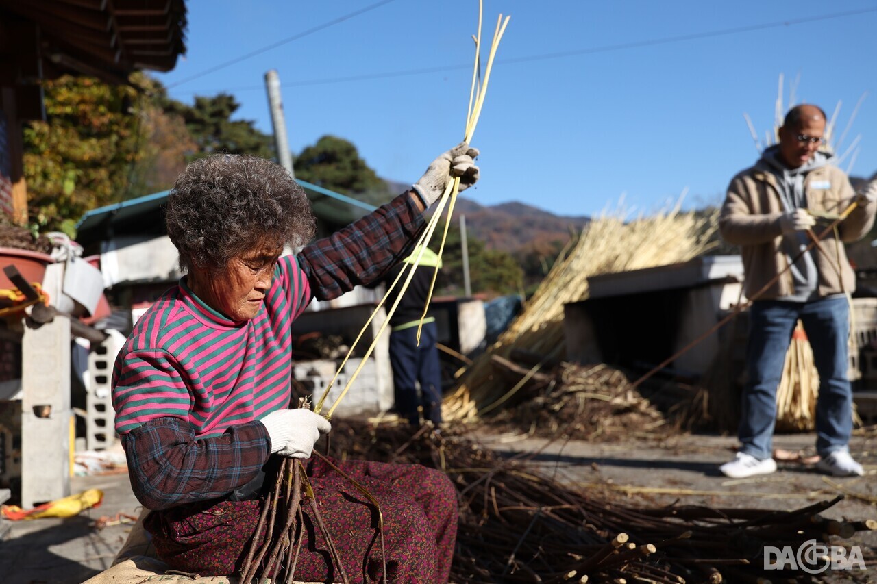 ▲2025 무형유산 한지장 공개행사.(함양군 제공)
