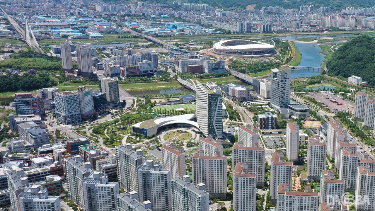 ▲진주 혁신도시 전경.(진주시 제공)